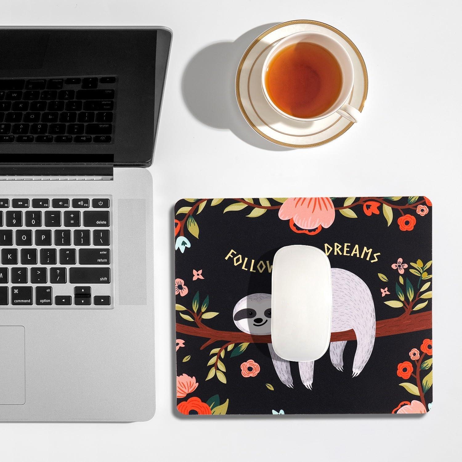Kleines Design Office Mousepad 24 x 20 cm Bunt