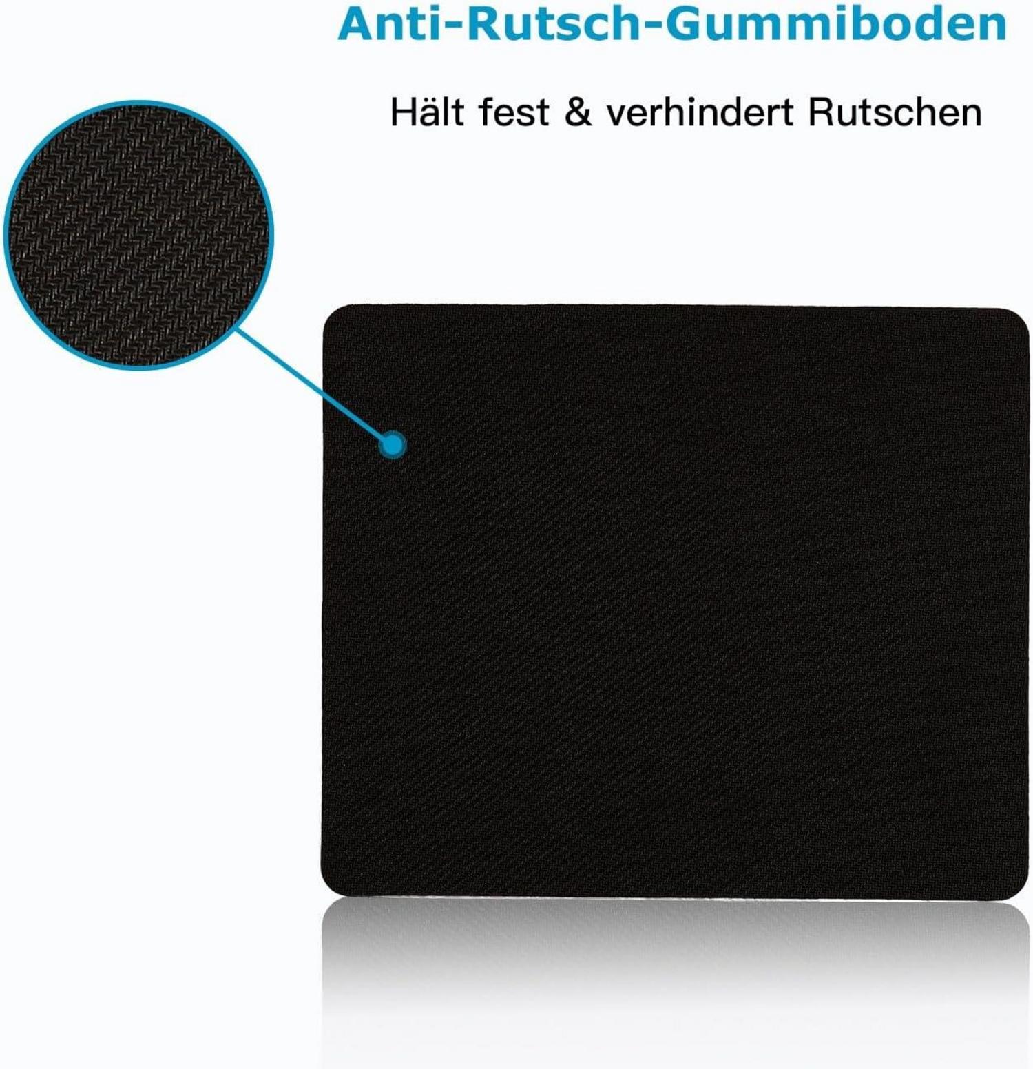 Mauspad Klein mit Design und Motiv 24 x 20 cm für Büro und Gaming