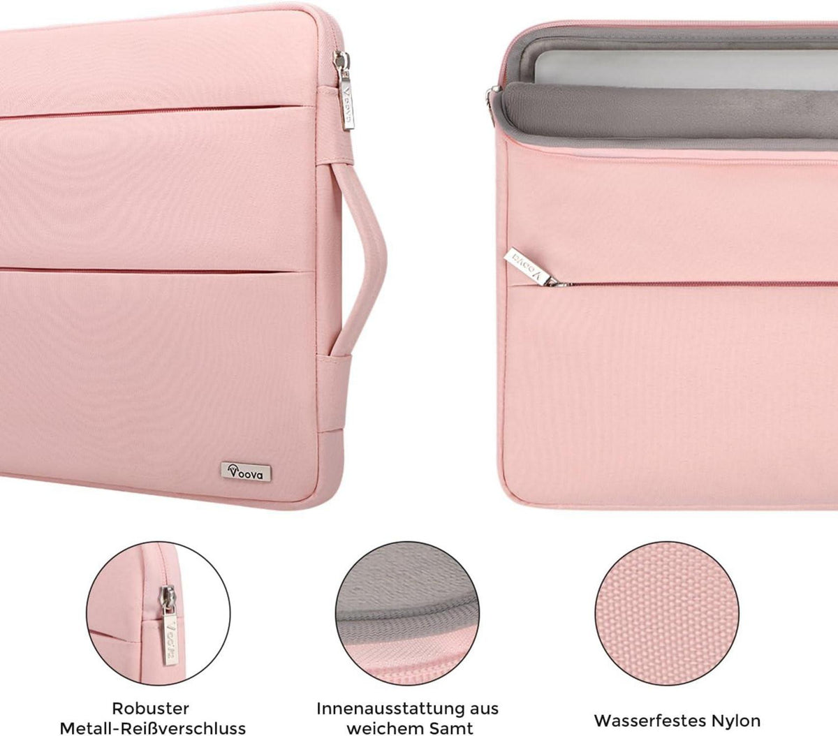 Voova Laptophülle 15,6-16 Zoll Laptop Hülle Macbook Pro 16 Tasche Schutzhülle