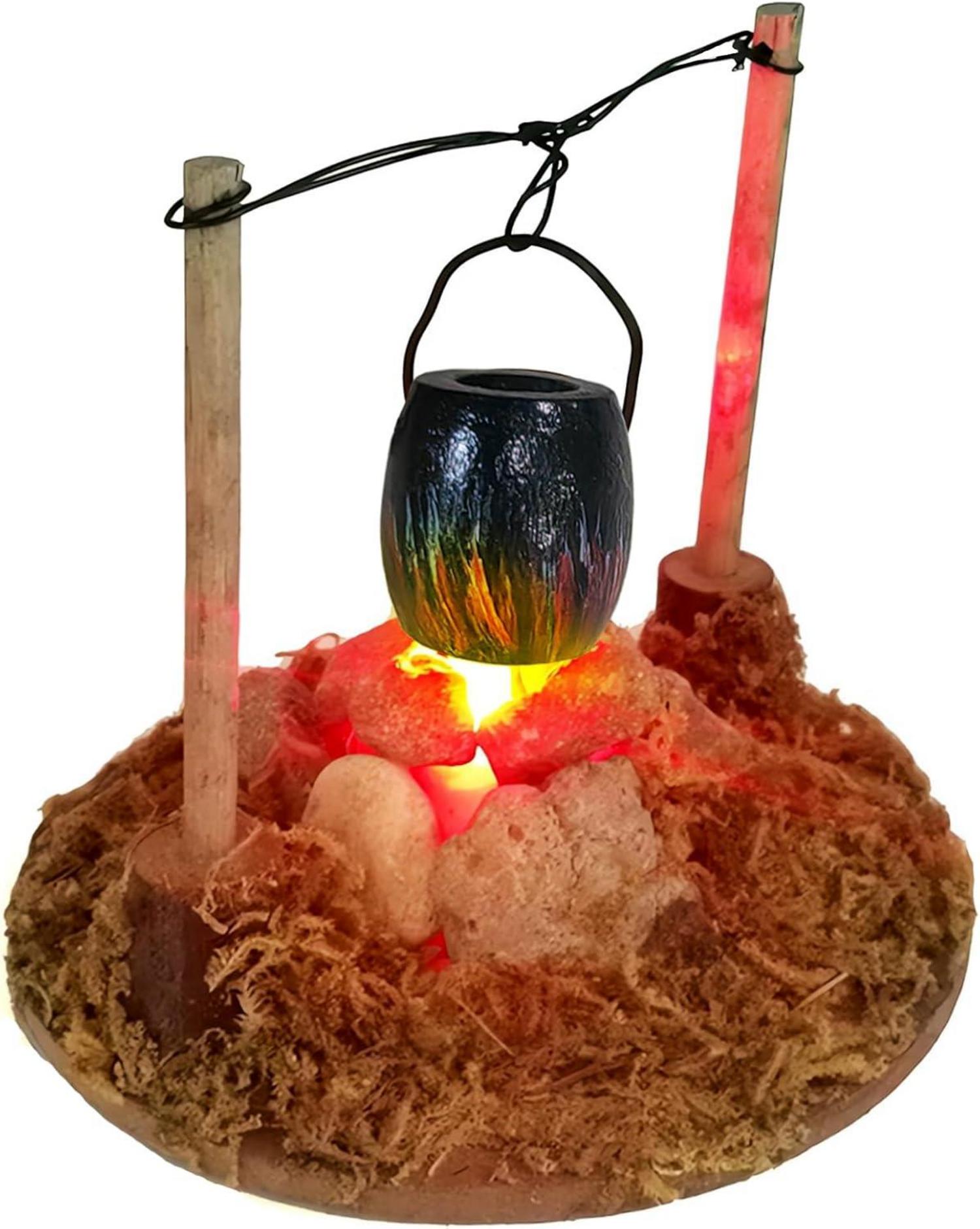 LED Miniatur Zwerg Zubehör Weihnachten Stadtflamme zur Deko
