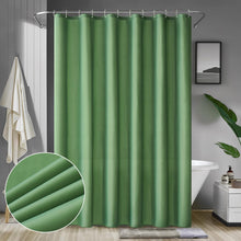 Duschvorhang Grün 200x240cm Wasserdicht Anti-Schimmel Textil Washbar
