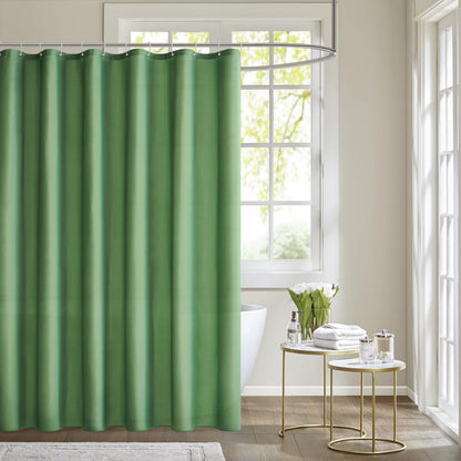 MIULEE Duschvorhang 240x200cm Grün Wasserdicht Anti-schimmel