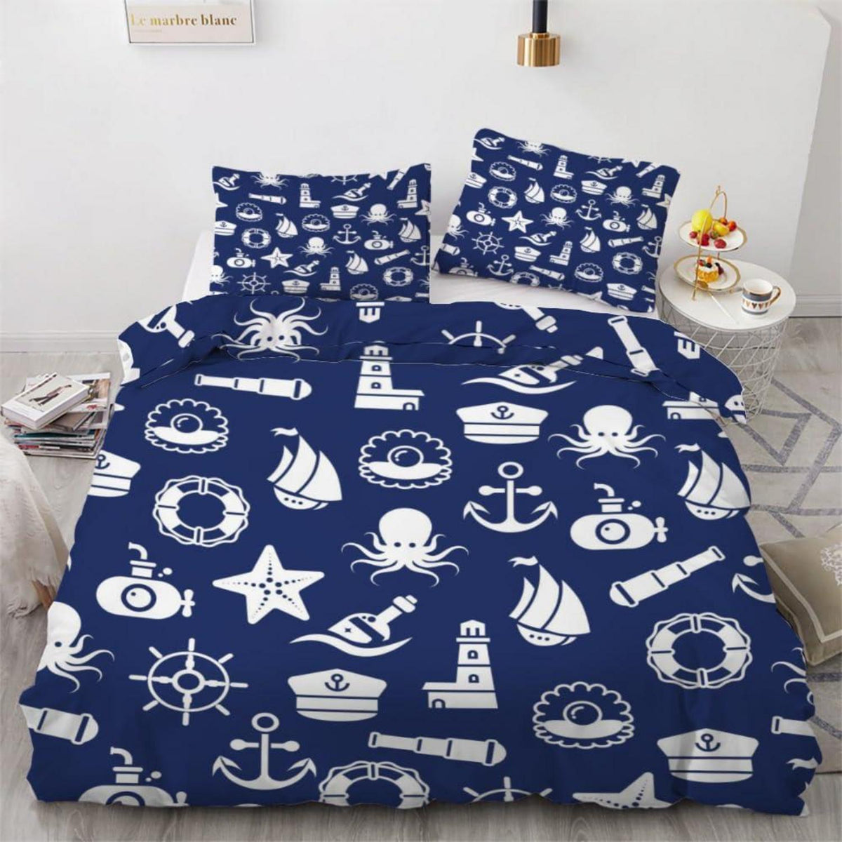 Anker 3teilig Bettwäsche-Set 220x240 cm Mikrofaser