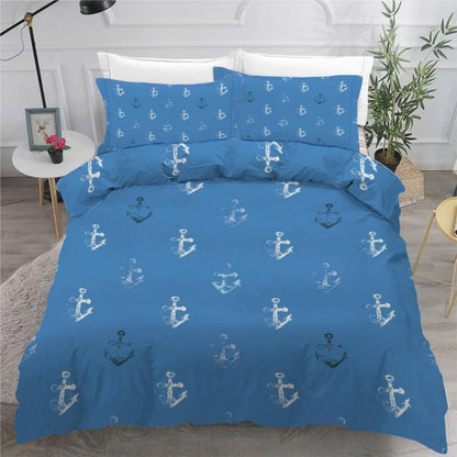 Anker 3teilig Bettwäsche-Set 220x240 cm Mikrofaser