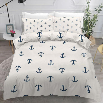 Anker 3teilig Bettwäsche-Set 220x240 cm Mikrofaser