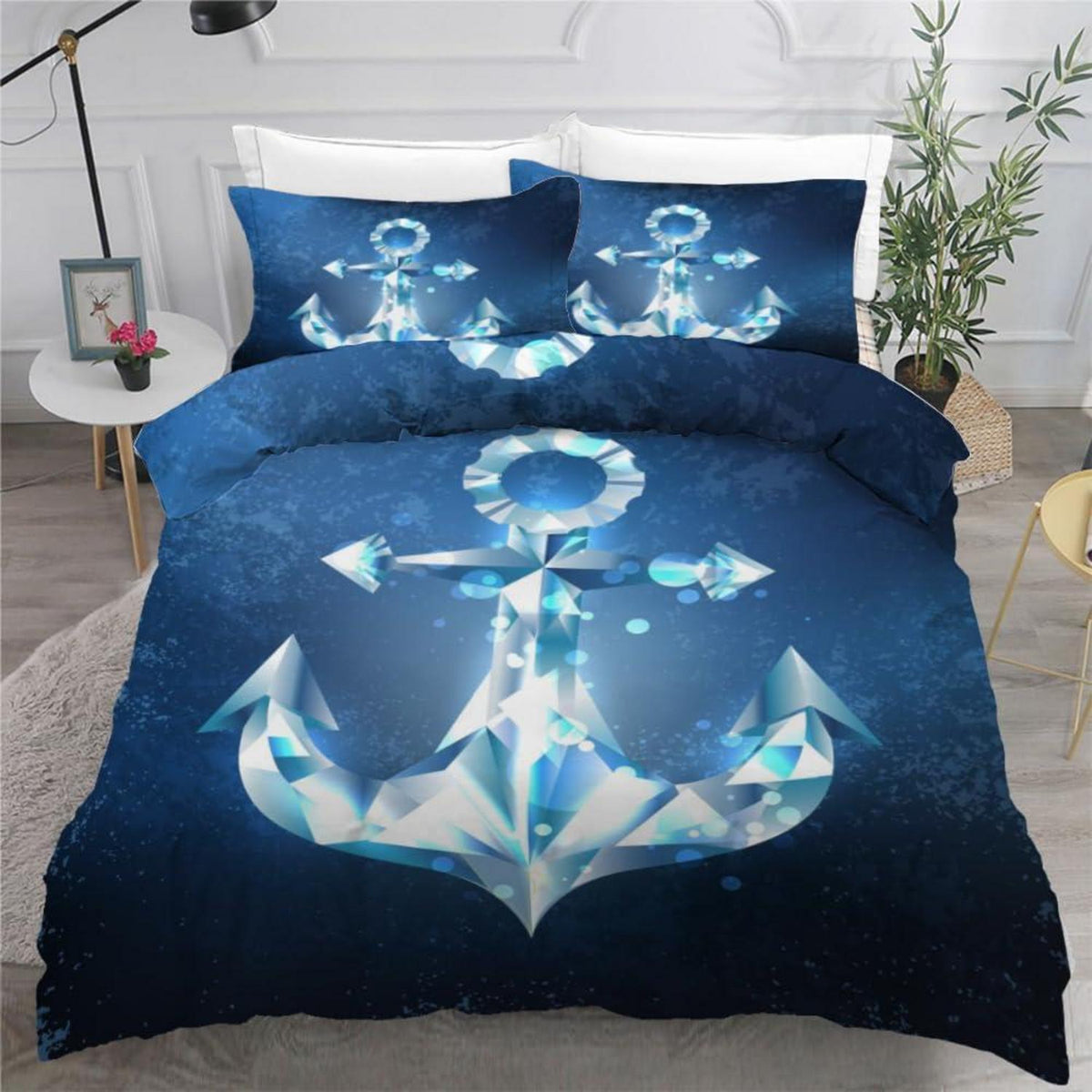 Anker 3teilig Bettwäsche-Set 220x240 cm Mikrofaser