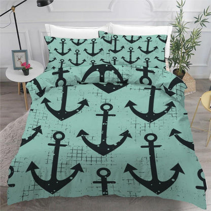 Anker 3teilig Bettwäsche-Set 220x240 cm Mikrofaser