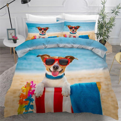 Jack Russell Terrier Bettwäsche-Set 220x240 cm 3-teilig
