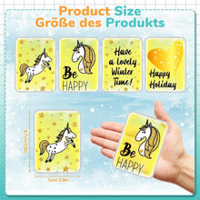4er Pack Einhorn Handwärmer Kinder wiederverwendbar