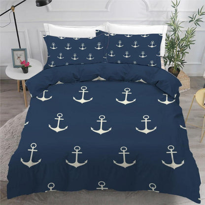 Anker 3teilig Bettwäsche Set 200x200 cm Mikrofaser