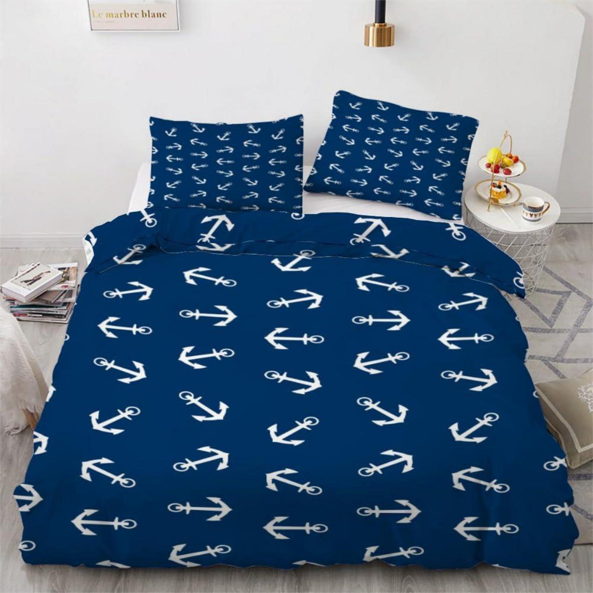 Anker 3teilig Bettwäsche Set 220x240 cm Mikrofaser