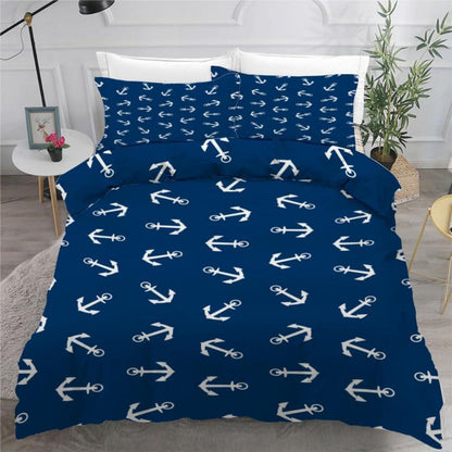 Anker 3teilig Bettwäsche Set 220x240 cm Mikrofaser