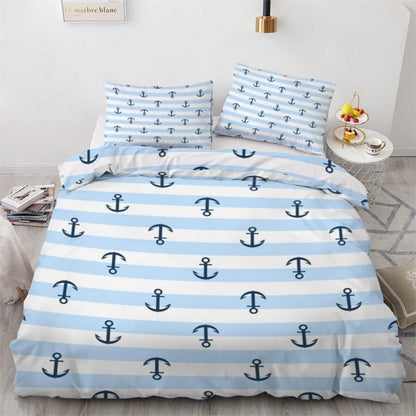 Anker 3teilig Bettwäsche-Set 220x240 cm Mikrofaser