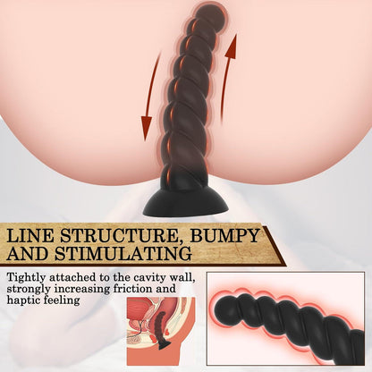 Analplug Dildo Saugnapf Schwarz Analkugeln XL BDSMYOU