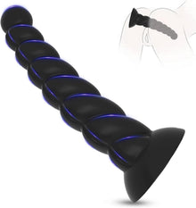 Analplug Dildo Analdusche Diloschwanz Saugnapf Schwarz