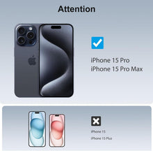 Kameraschutz aus 9H Panzerglas für iPhone 15 Pro/Pro Max, 4
