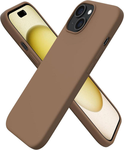 Hülle für iPhone 15 Silikon Schutzhülle 6,1 Zoll flüssiges Silikon