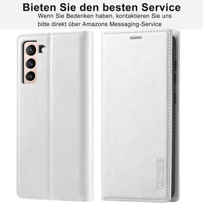 Handyhülle Samsung S24 Plus Leder Klappbar Flip Wallet
