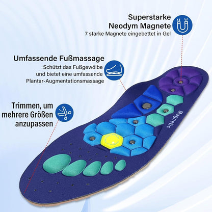 Magnetische Einlegesohlen Akupressur Einlagen Fußschmerzen Entlastung