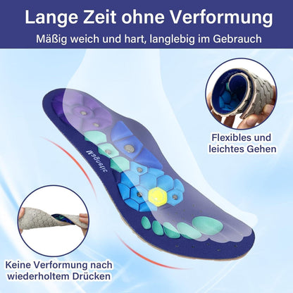 Magnetische Einlegesohlen Akupressur-Massage Fußschmerzen Müdigkeit Entspannung
