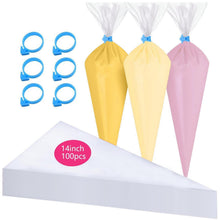 100 Spritzbeutel Einweg – Anti-Burst & 6 Krawatten