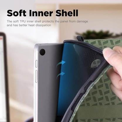 Grüne Tablethülle für Lenovo Tab M10 Plus 3. Gen 10.6 Zoll - 2022