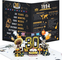 Joyoldelf 3D Pop Up Geburtstagskarte 30. Jahrgang 1994 Geschenk