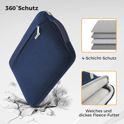 Voova Laptophülle 15 Zoll MacBook Air M2 A2941 Blau 360°Schutz