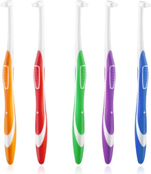 5er Set Tuft Zahnbürste Einbüschelbürste Getuftet Bürste Dentalpflege