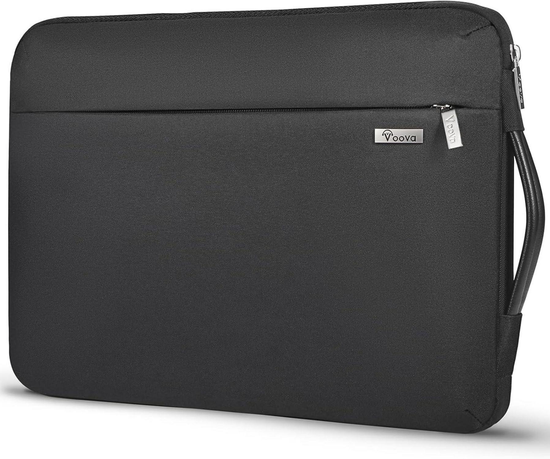 Laptophülle 15 Zoll MacBook Air 15 Tasche Schwarz 360°Schutz Voova