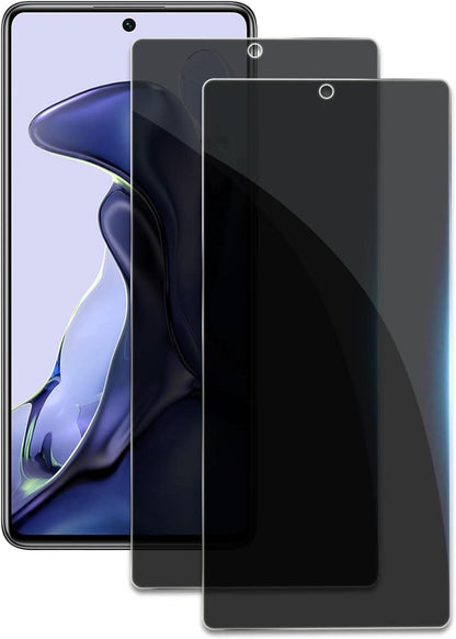 2er Pack Sichtschutzfolie Xiaomi 11T/11T Pro, Panzer Glas 9H, HD