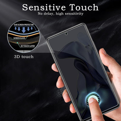 2x Xiaomi 11T/11T Pro Sichtschutzfolie, 9H Panzerglas, Anti-Spy, Fingerabdruck-resistent
