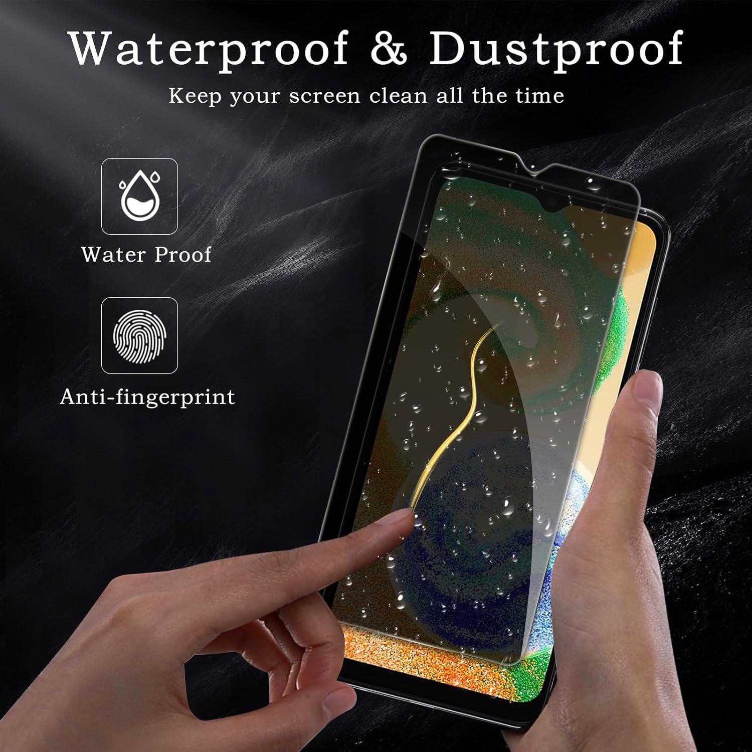 2x Samsung Galaxy A04s Sichtschutzfolie, 9H Panzerglas Anti-Spy Blickschutz