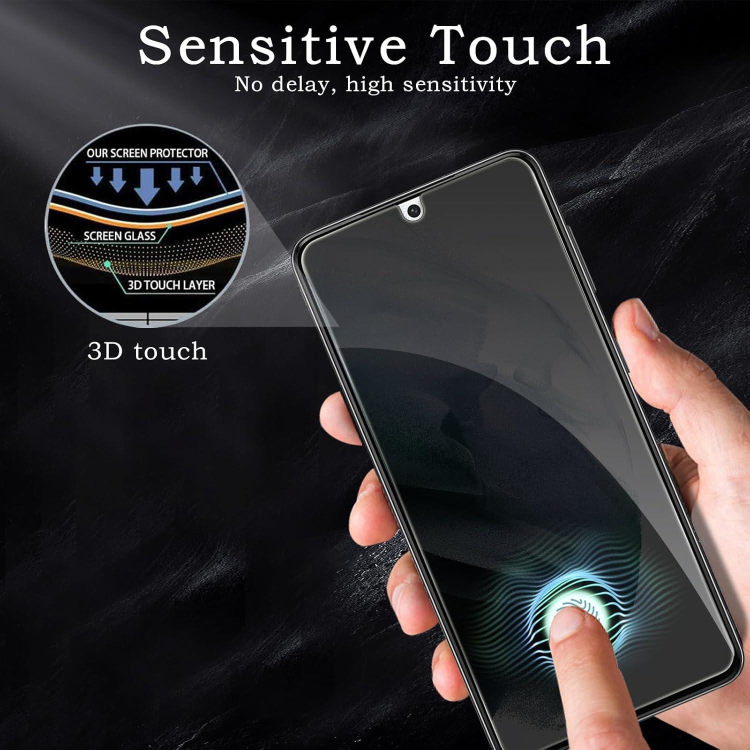 2x Sichtschutz Samsung Galaxy S21 Kameraschutz Anti-Spy Glas 9H