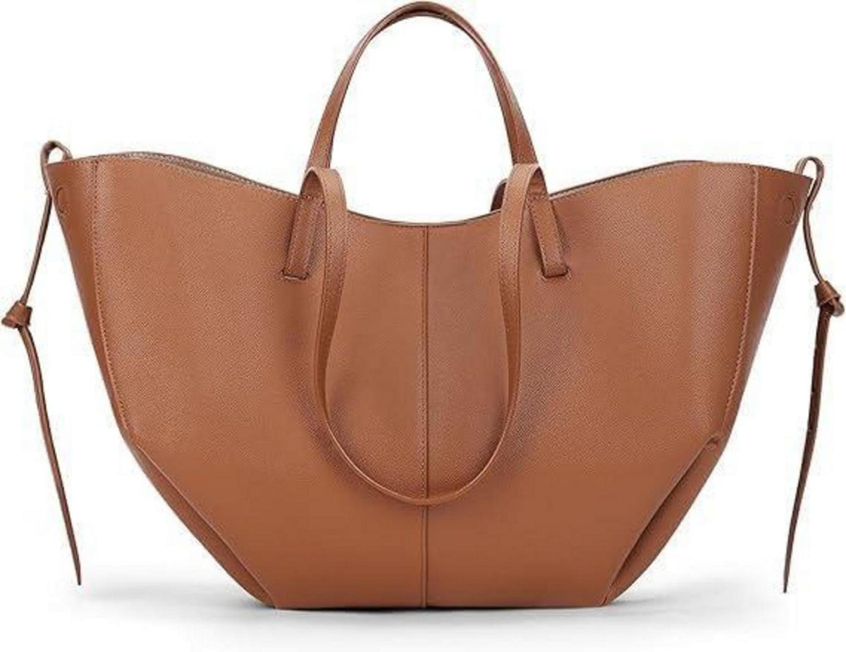 Damen Tote Bag Große Umhängetasche PU Leder Shopper Tragetasche