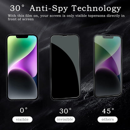 2x Sichtschutz Kameraschutz iPhone 14 Panzerglas 9H Härte