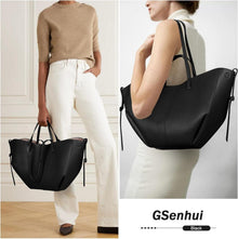 Große Damen Tote Bag PU Leder Handtasche Schultertasche