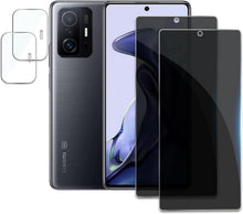 2x Xiaomi 11T/11T Pro Sichtschutz + Kameraschutzfolie, HD