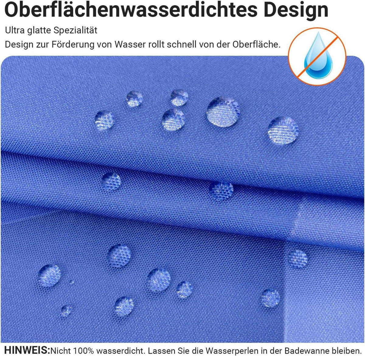 Duschvorhang 180x180 cm Geometrischer Verlauf Wasserdicht