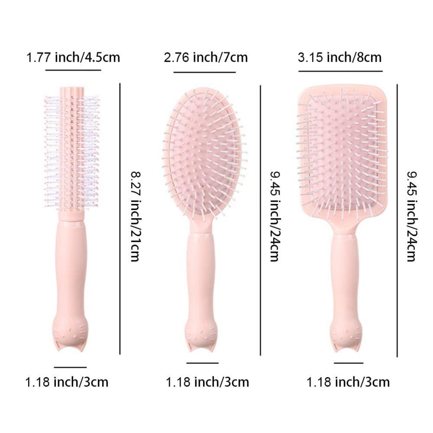 Haarbürsten-Set für Frauen Männer Kinder | Entwirren Massage