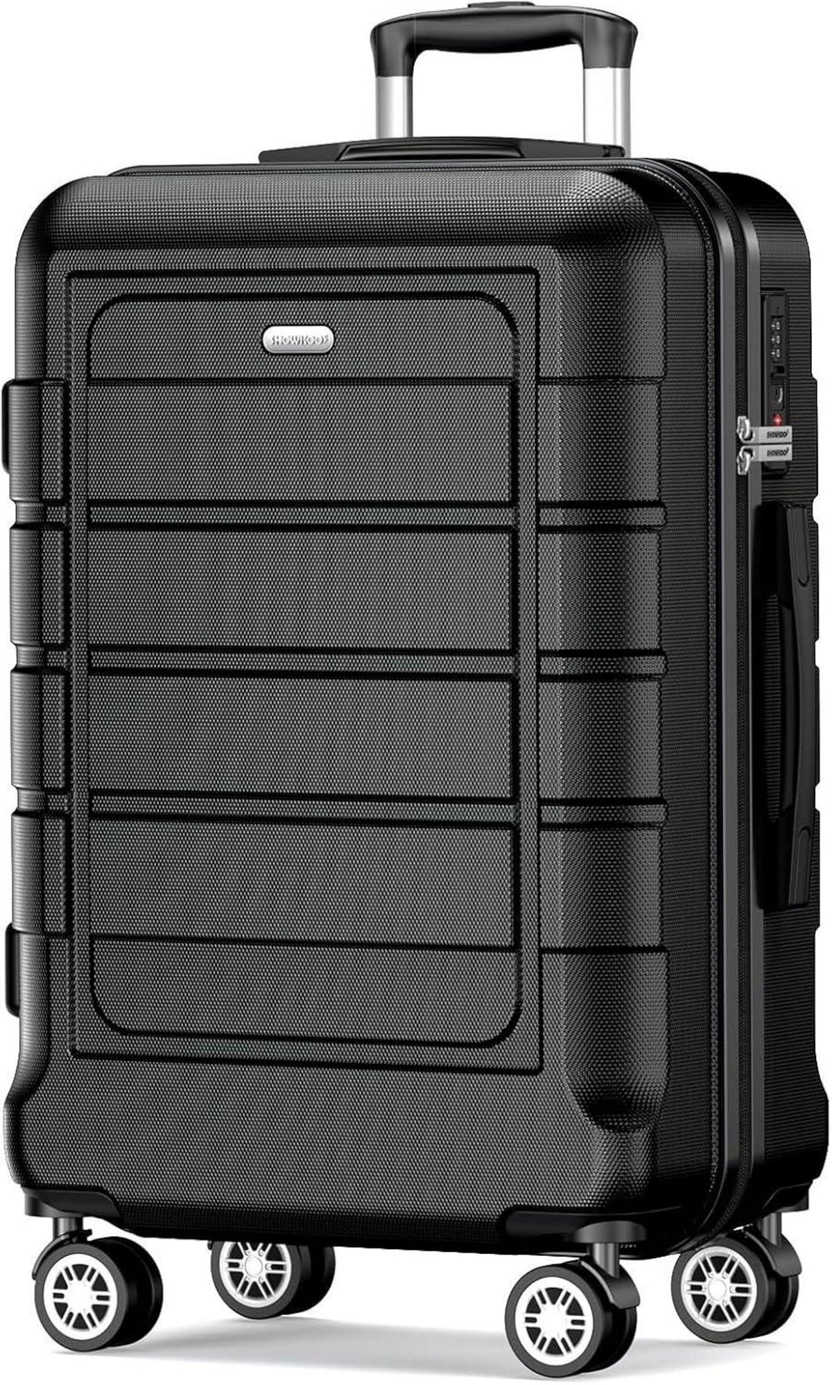 SHOWKOO Hartschale Koffer XL ABS PC TSA Reisekoffer 4 Rollen 28 Zoll