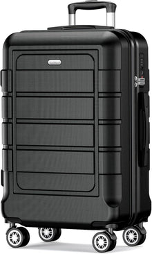 SHOWKOO Hartschale Koffer XL ABS PC TSA Reisekoffer 4 Rollen 28 Zoll