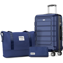 SHOWKOO Koffer Klein Hartschale Leicht ABS+PC TSA-Schloss 4