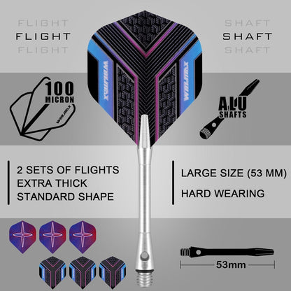 Dartpfeile 90% Tungsten 3 Stück 16-28g professionelle