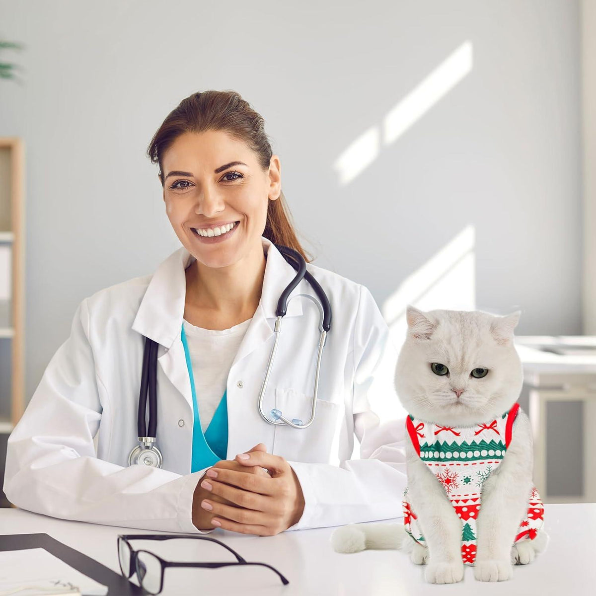 Katzenbody Erholungsanzug Modal Kastration Spay Entwöhnung Leckschutz