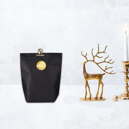Adventskalender zum Befüllen 24 Papiertüten Schwarz Golden