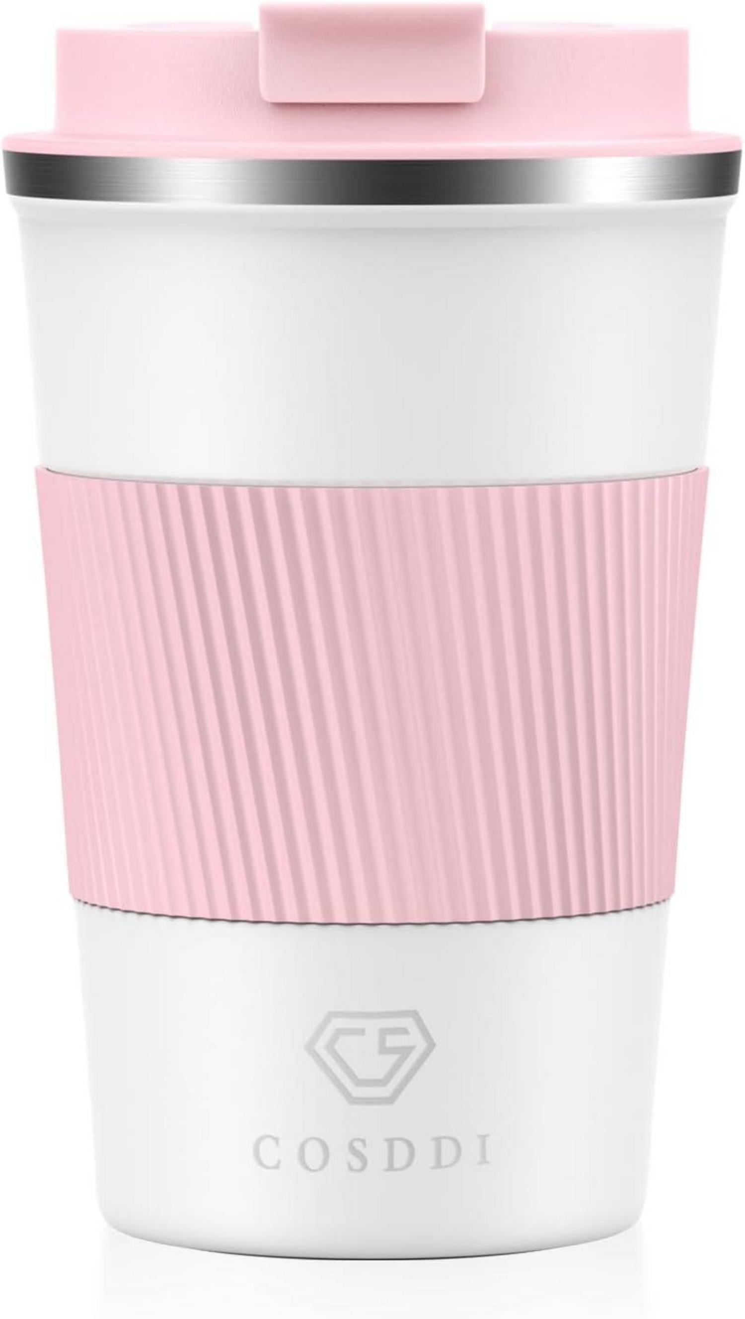 Isolierbecher Edelstahl 380ml Vakuum Reisebecher Thermo Mug