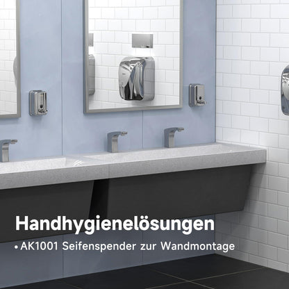 Edelstahl Seifenspender Wandmontage 500ml mit Füllstandanzeige