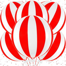 Luftballons Rot Weiß Zirkus Karneval Party Deko Helium Ballon