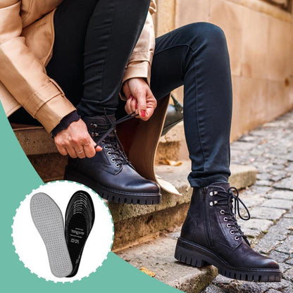 4 Paar Aktivkohle Einlegesohlen für Sneaker Stiefel Wanderschuhe